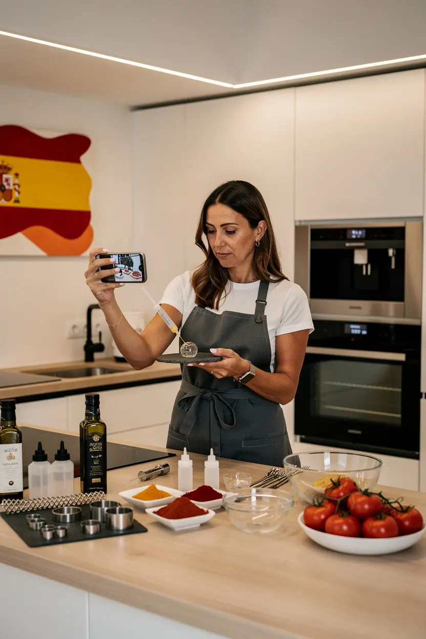 Tendencias de cocina en casa en España.